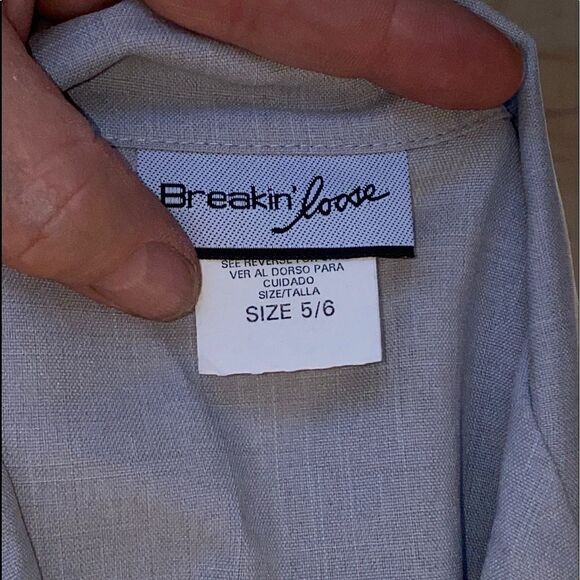 Ladies sz 5/6 button top NWT by Breaking Loose - Picture 4 of 7